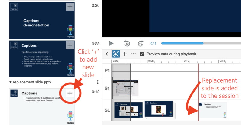 Image highlighting add slide icon