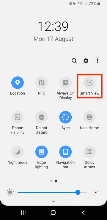 android settings ui home